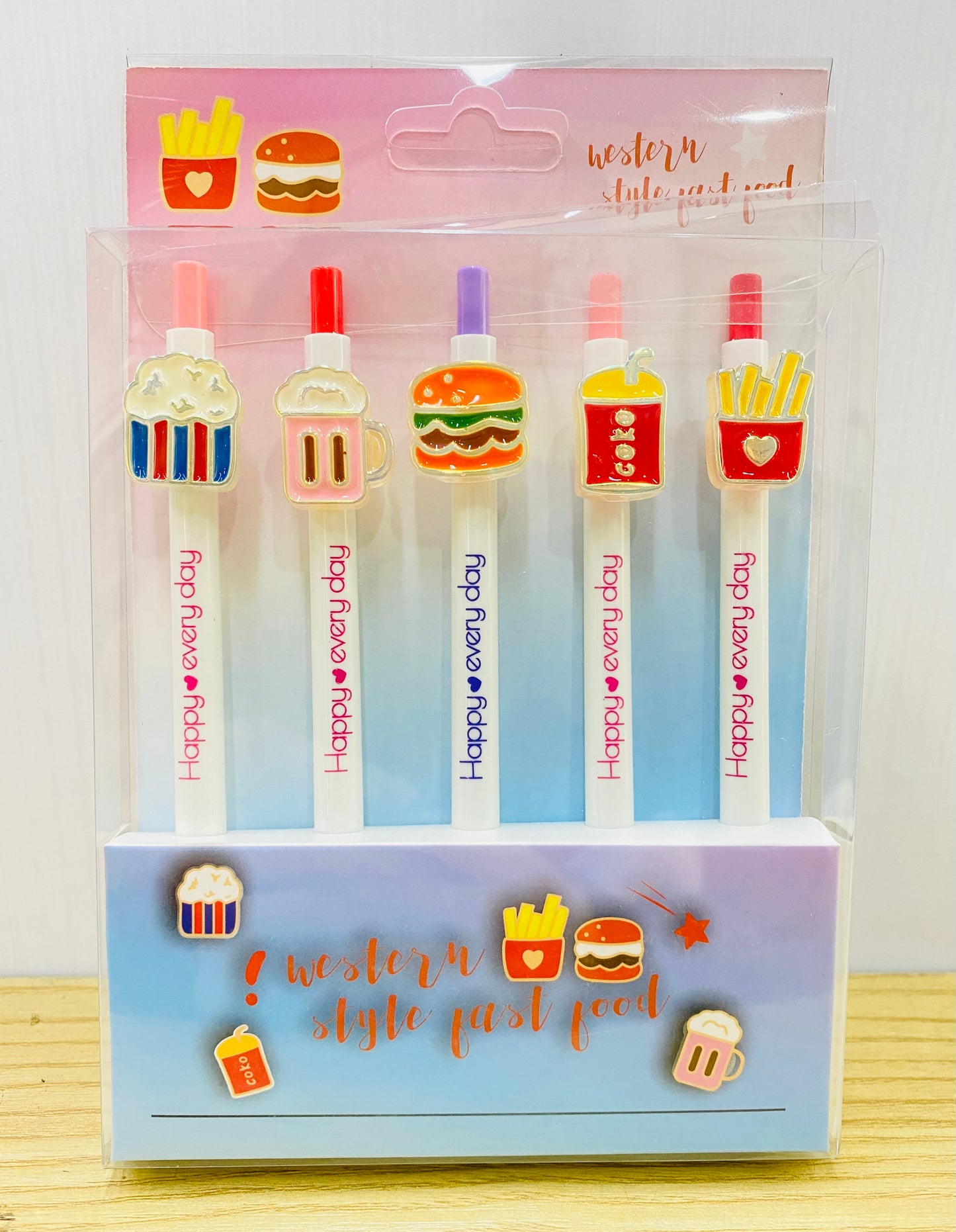 Set lápiz gel x5