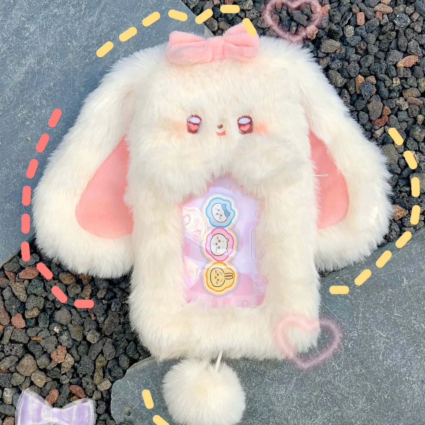 Porta tarjeta conejo