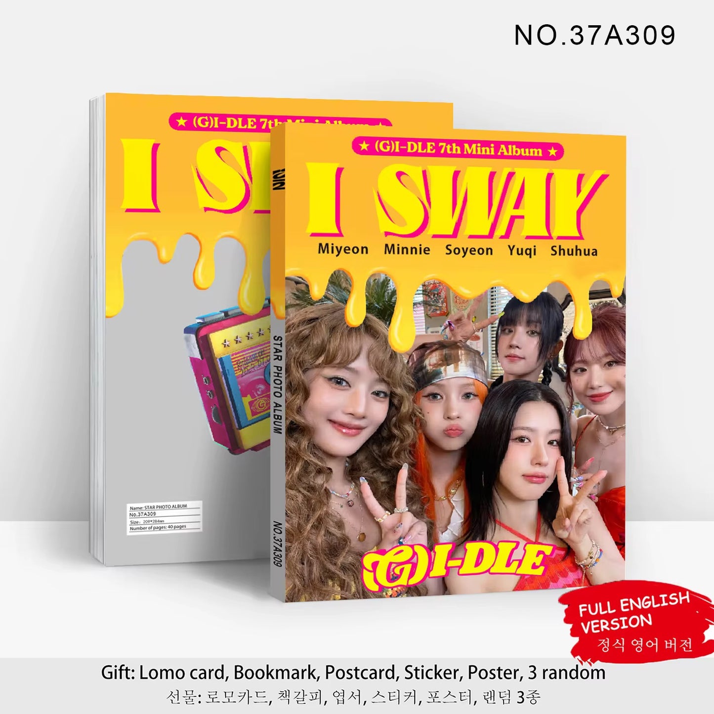 Fotográfico k-pop grupo I SWAY