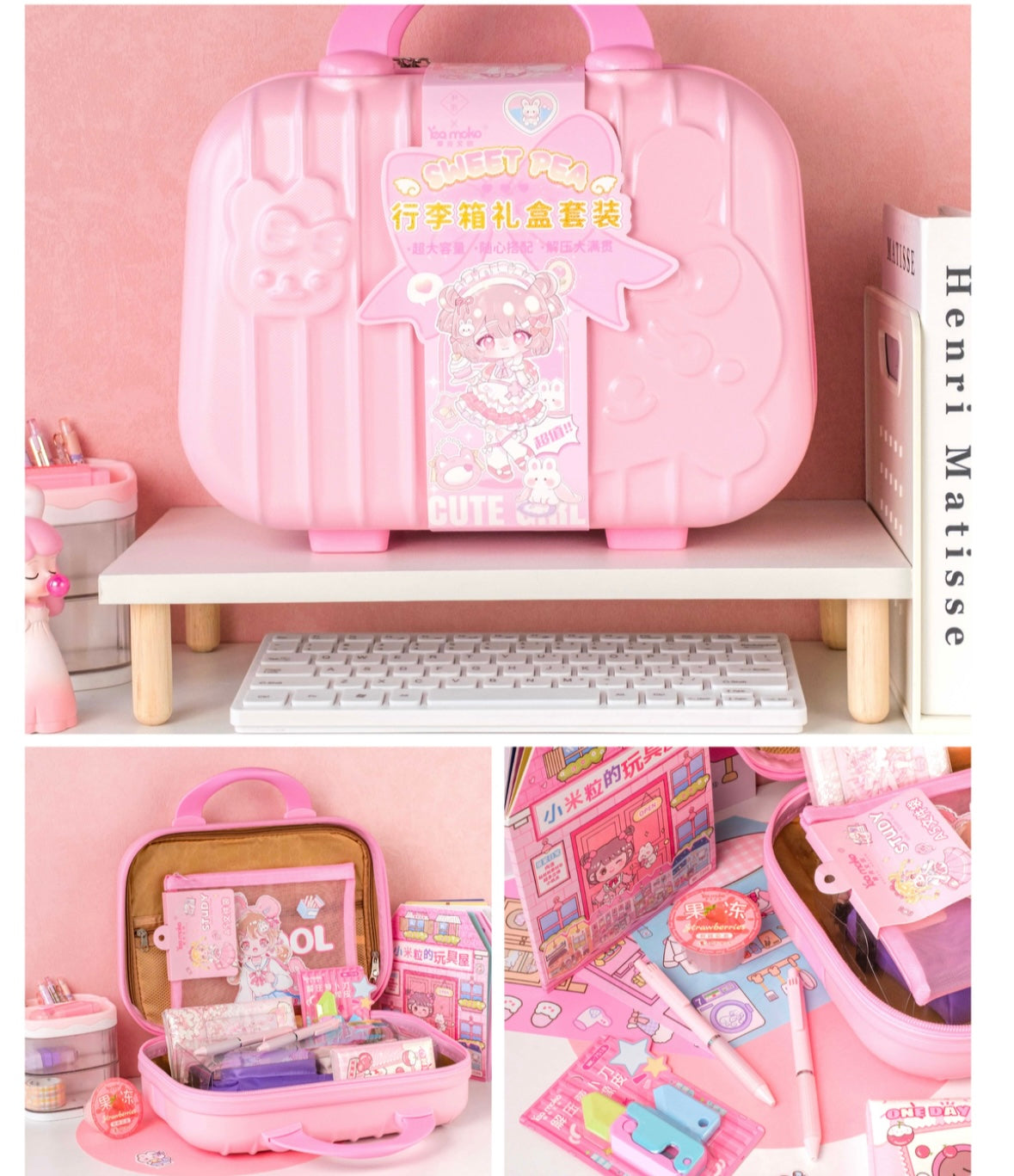 Maleta de manos con papelería (YM-7)