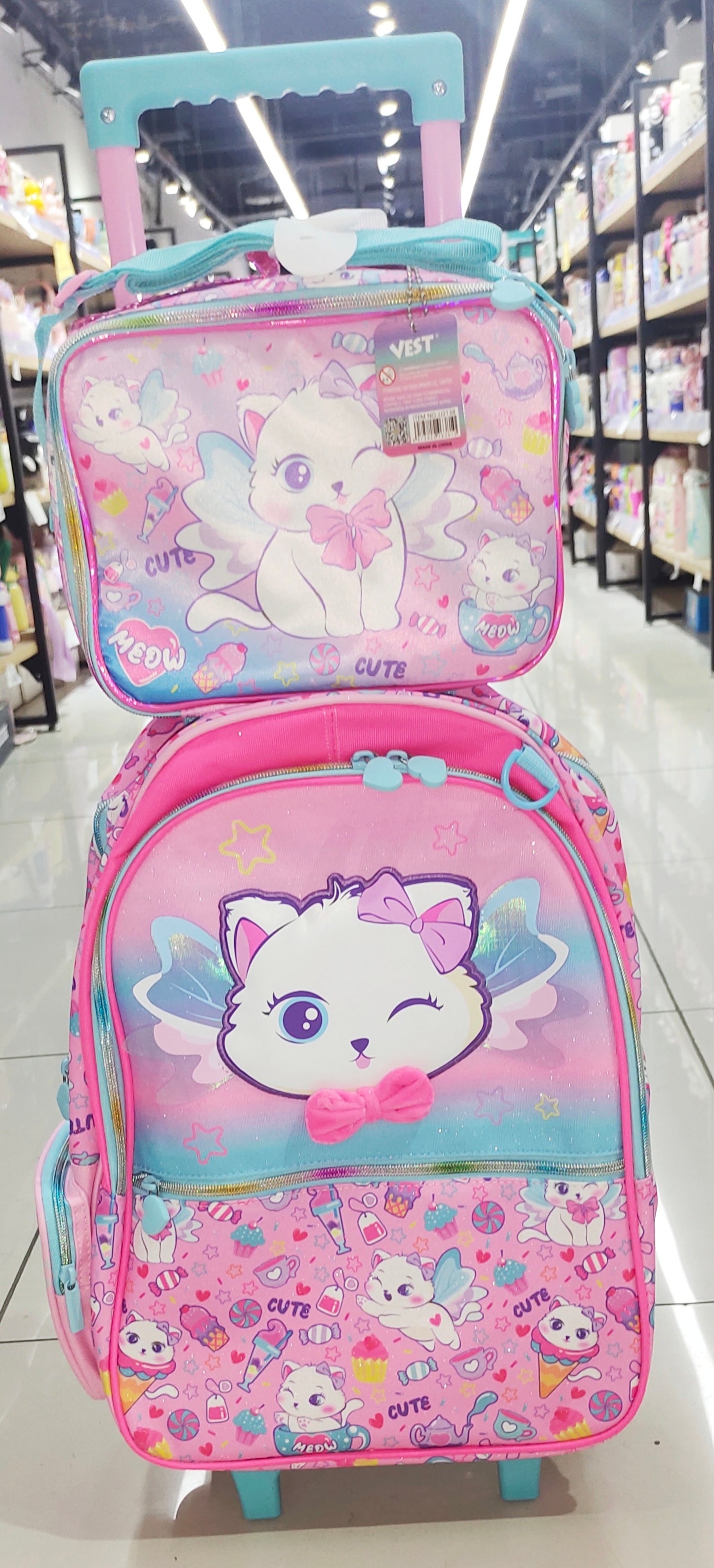 Mochila maleta+ Bolso Lonchera