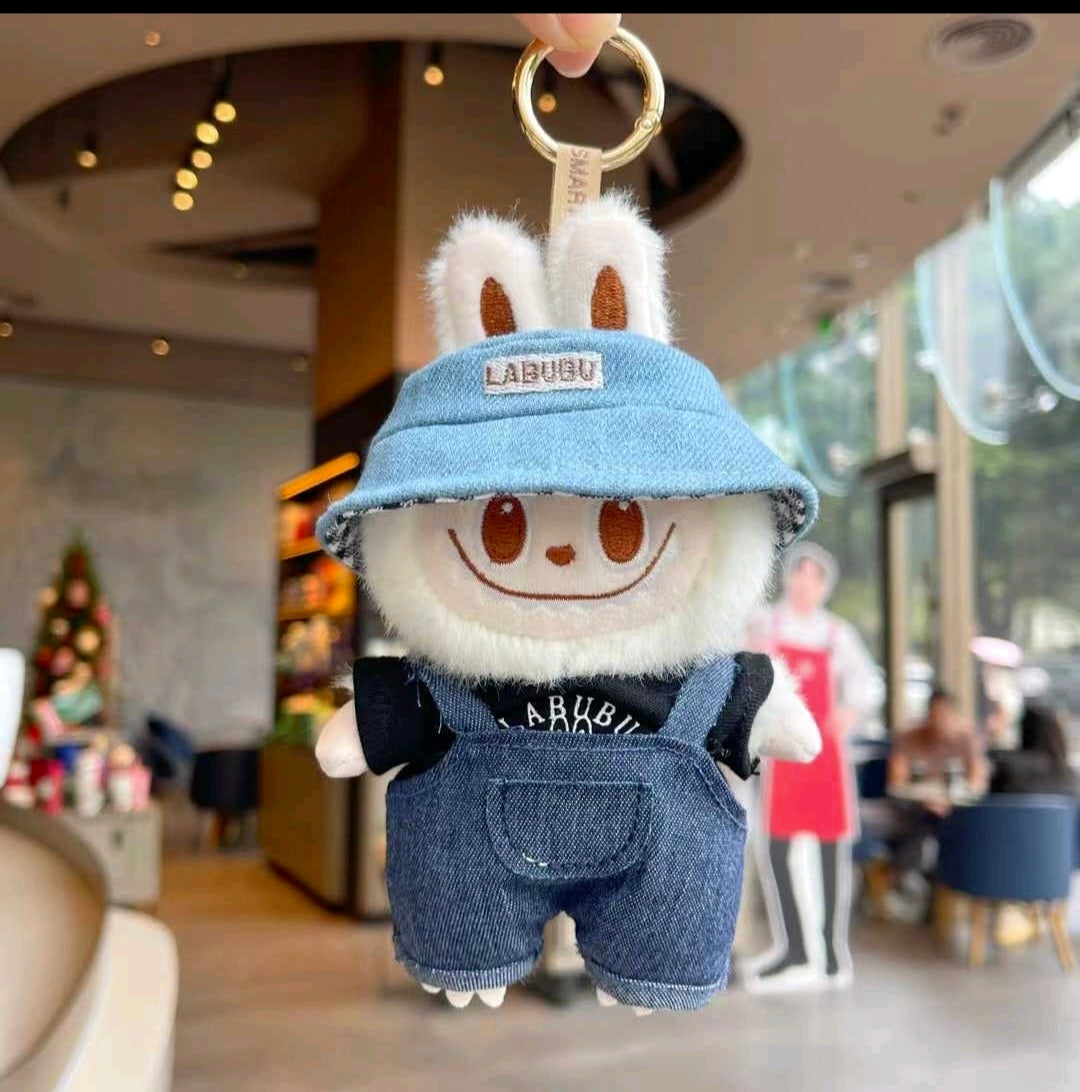 Llavero labubu con ropa