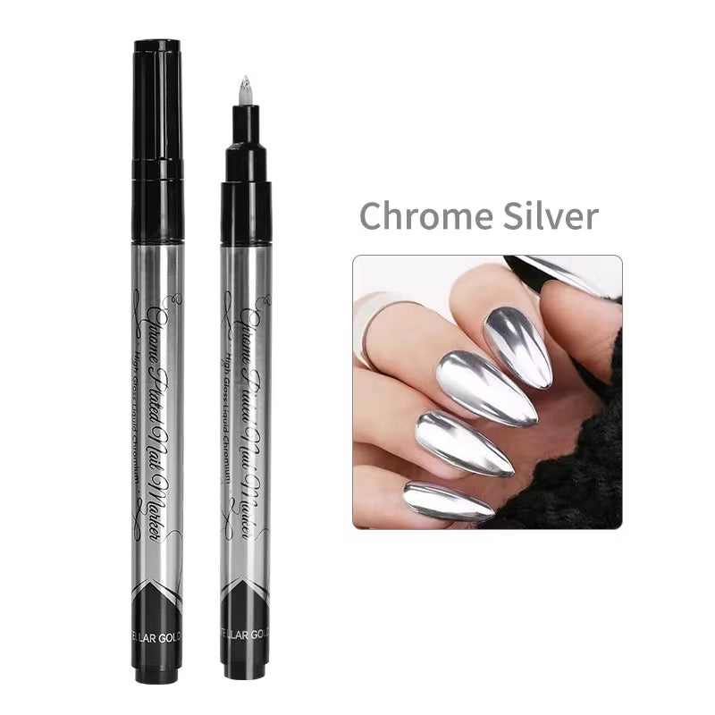 LAPIZ PARA UÑAS 6COLORES METÁLICOS R-7