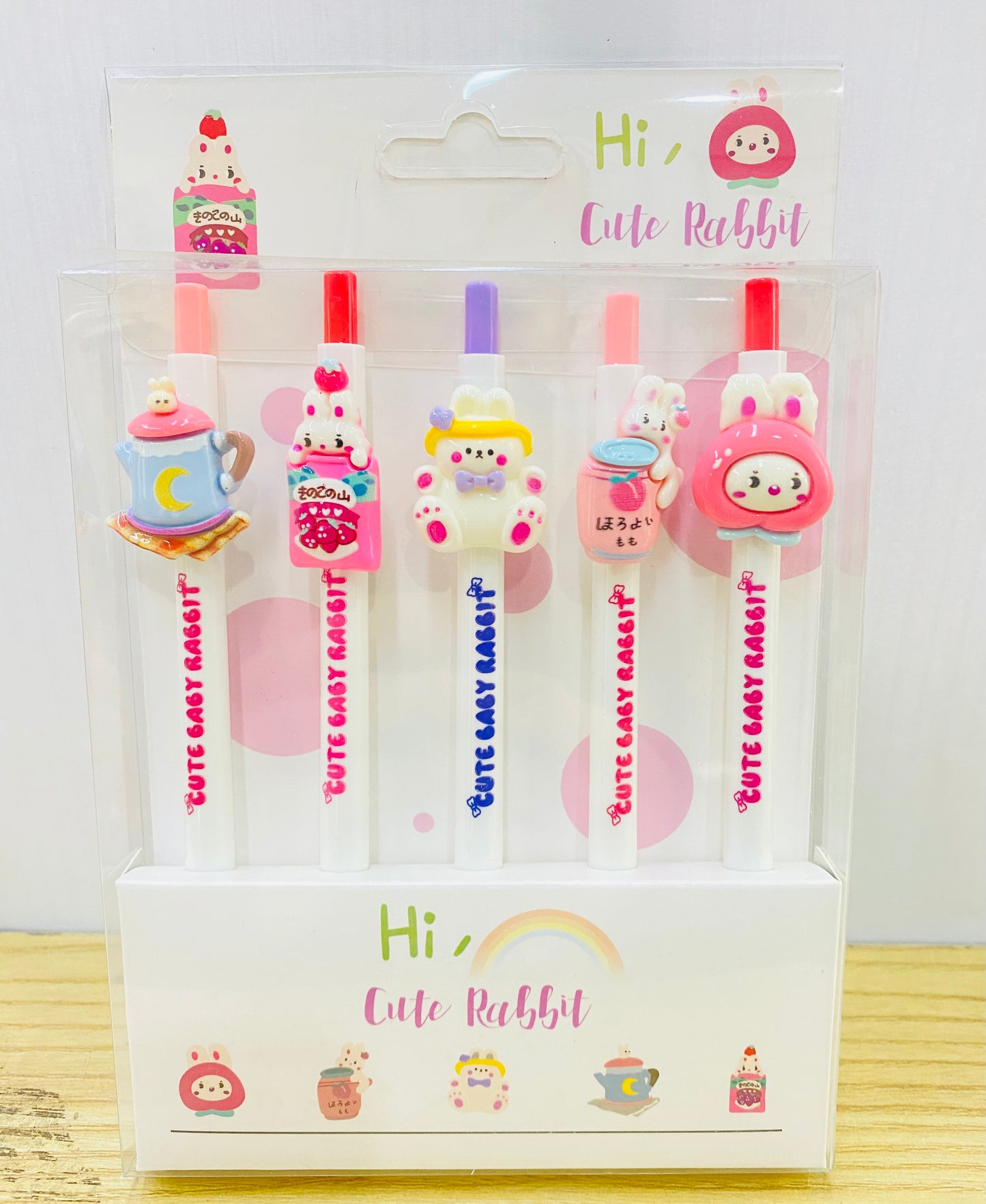 Set lápiz gel x5