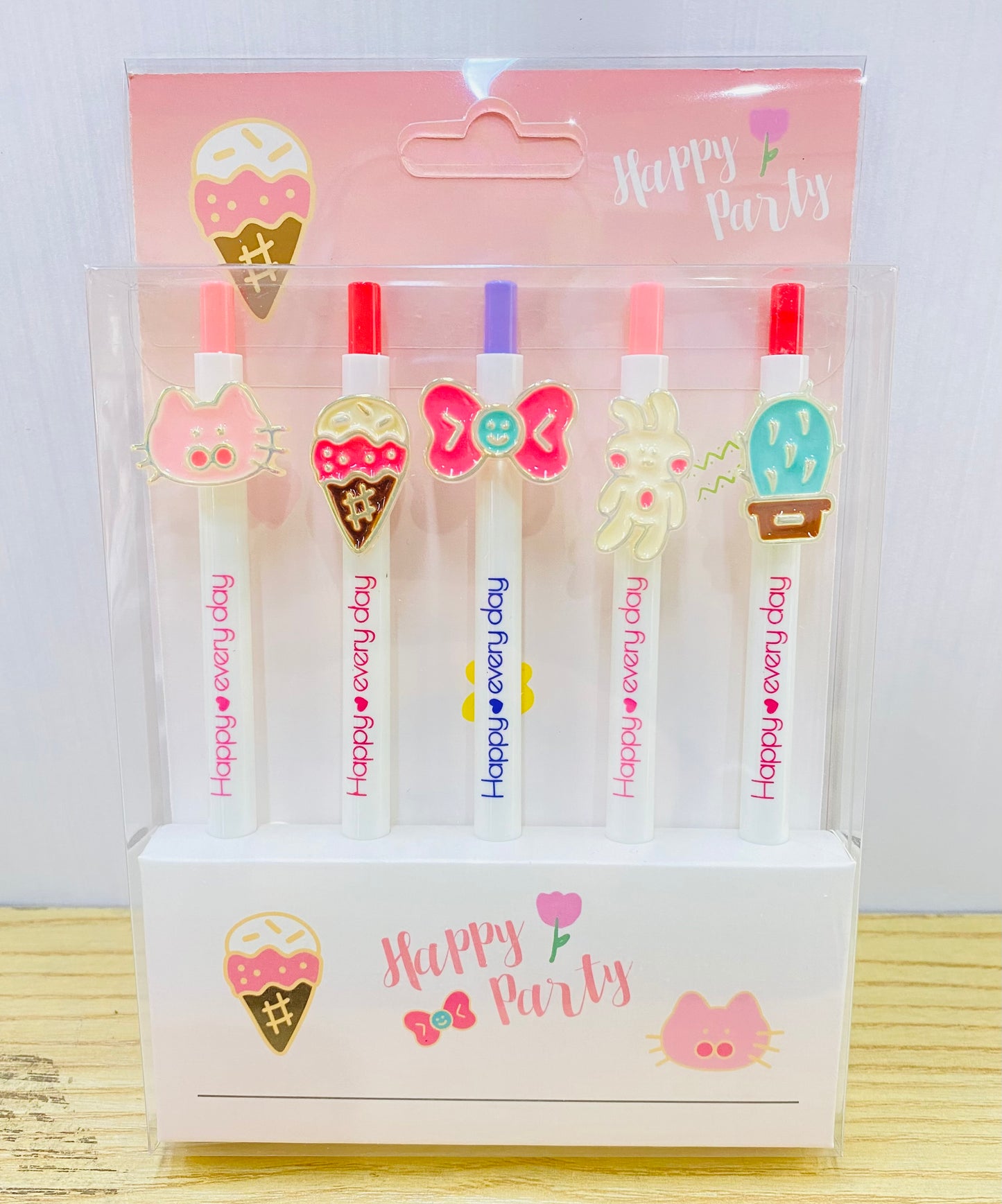 Set lápiz gel x5