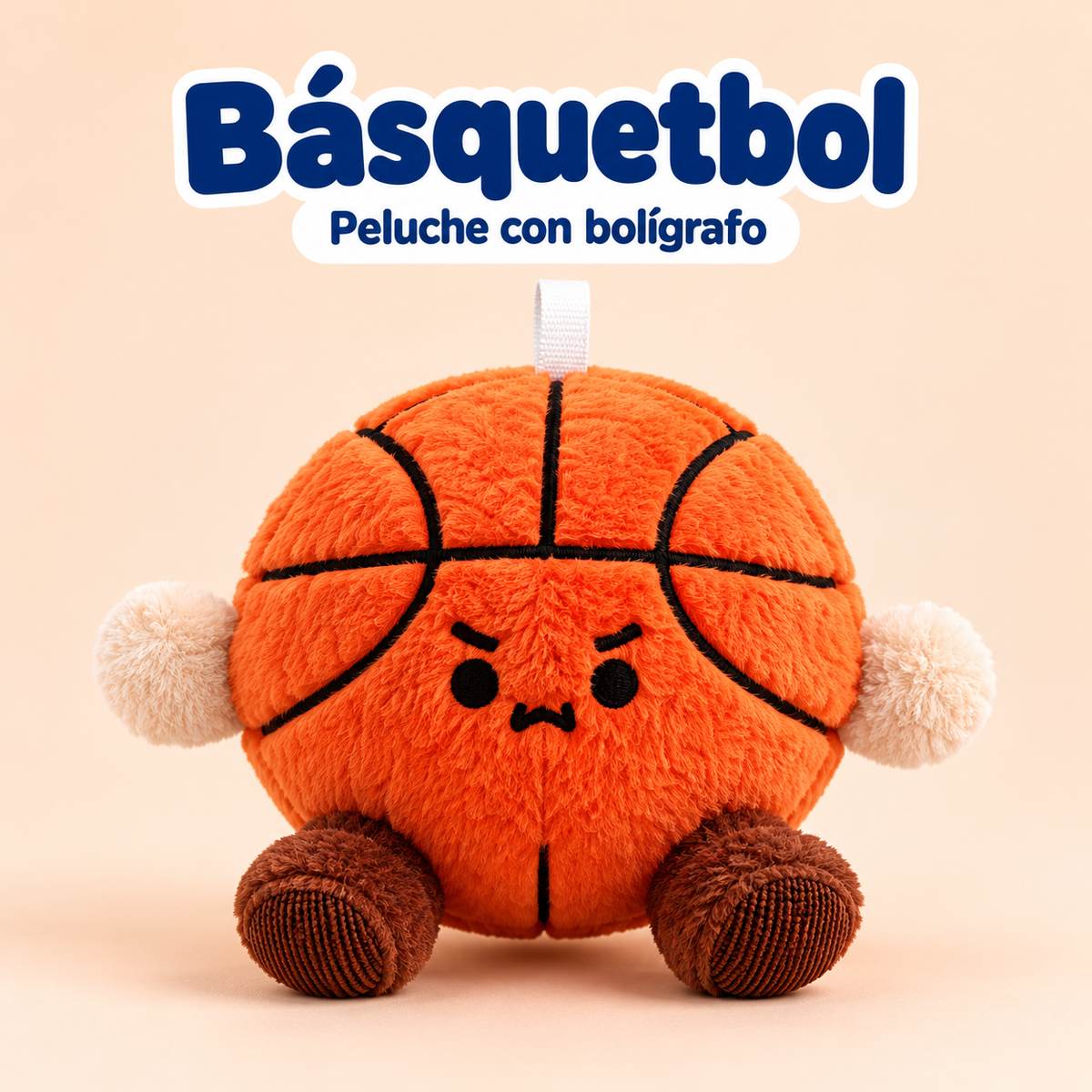 Peluche Deportivo con LÁPIZ y Aro para Colgar