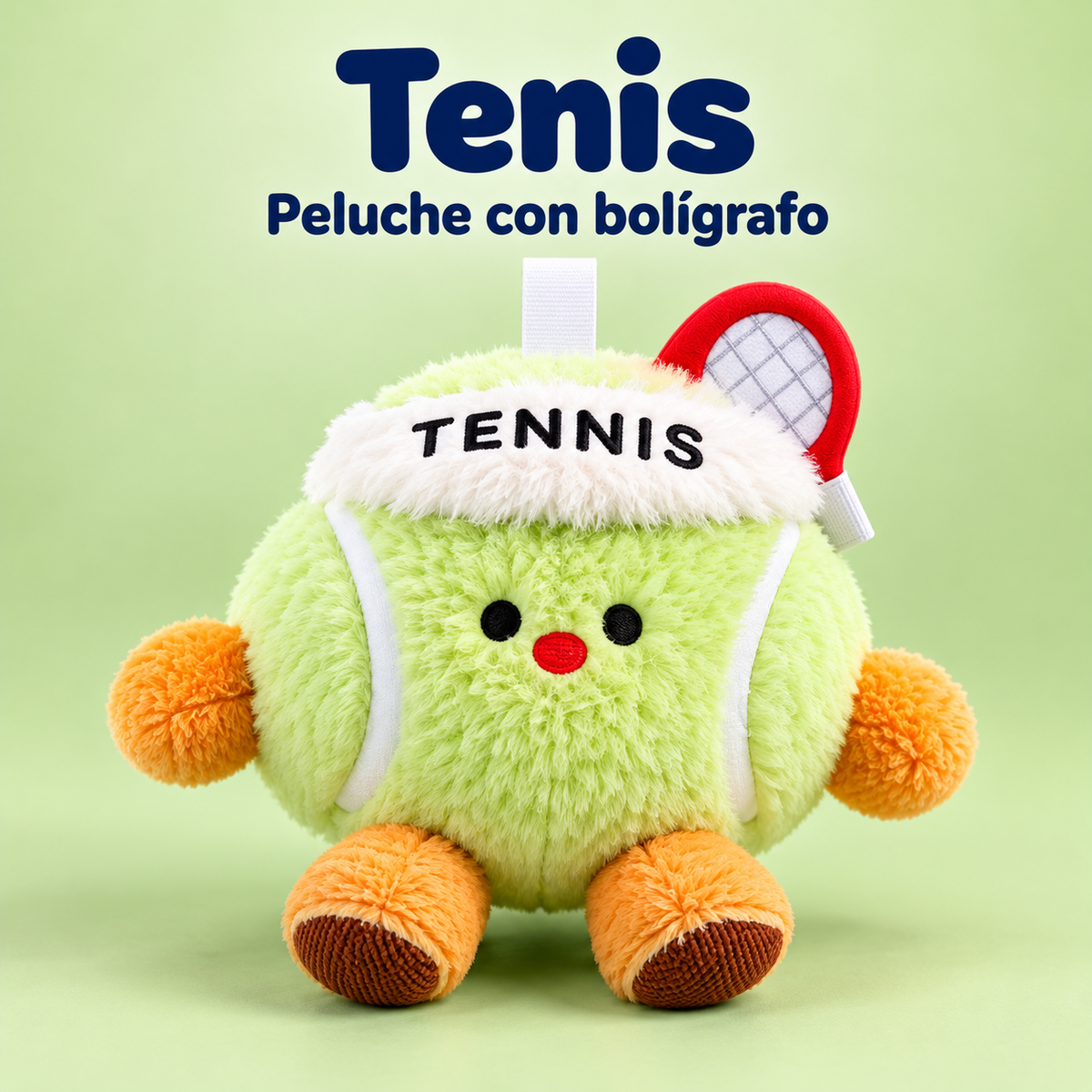 Peluche Deportivo con LÁPIZ y Aro para Colgar