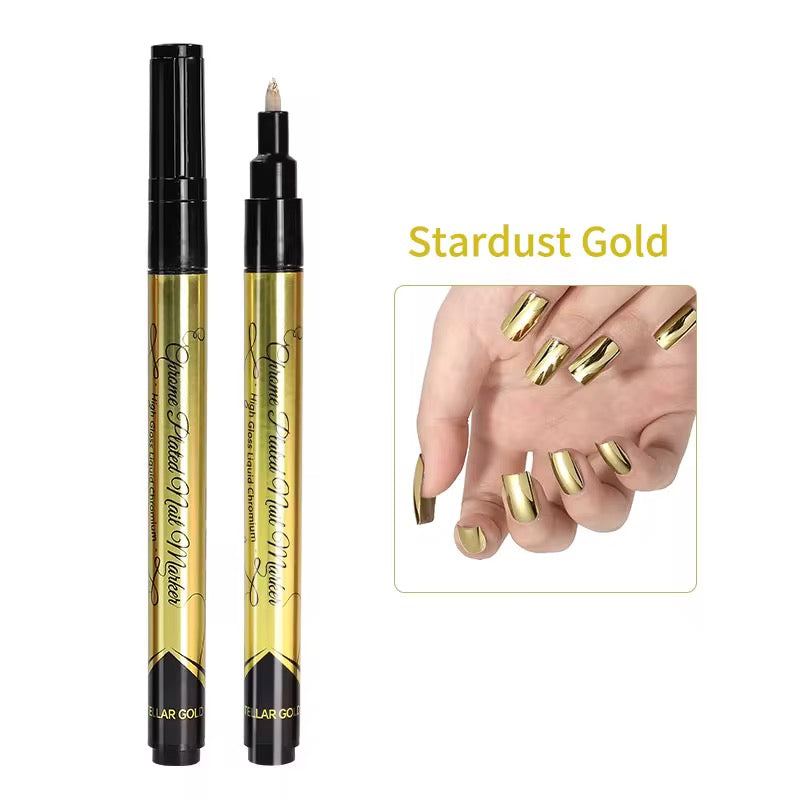 LAPIZ PARA UÑAS 6COLORES METÁLICOS R-7
