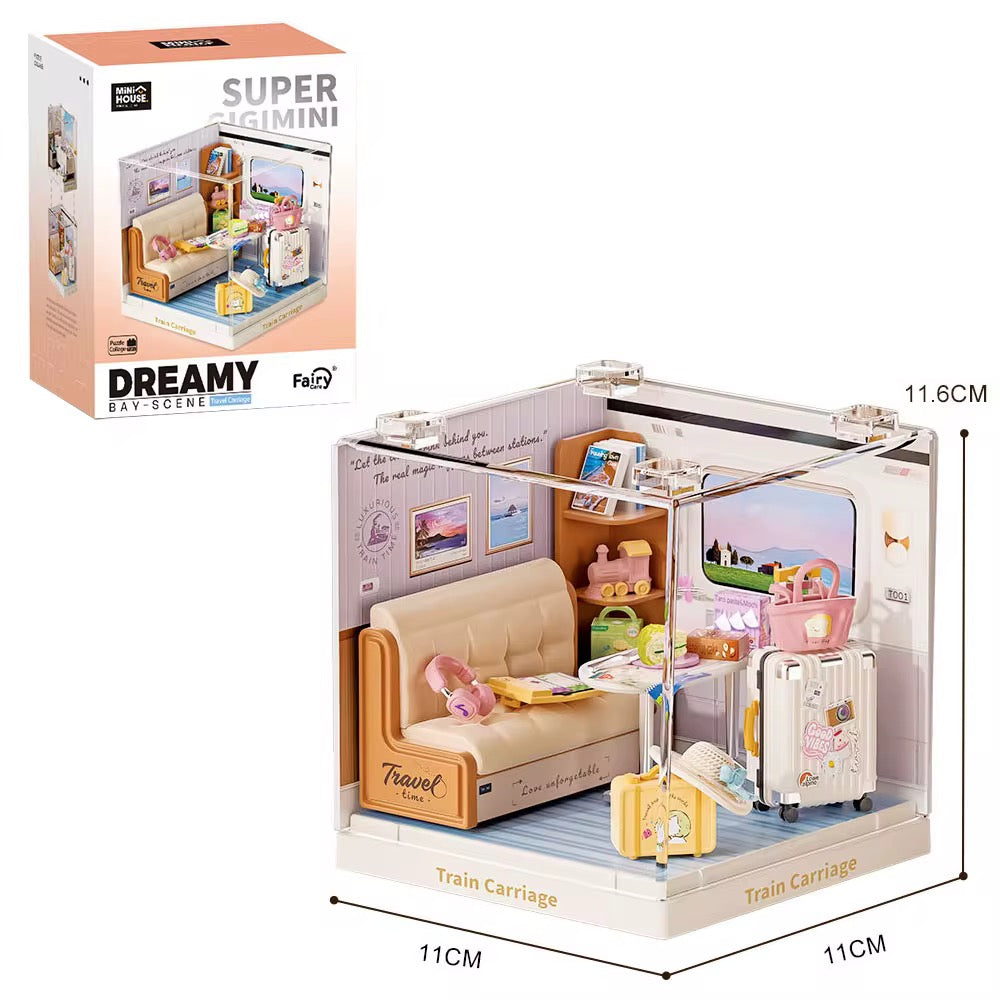 （MU08036）Rompecabezas 3D de Plástico, Casa en Miniatura DIY