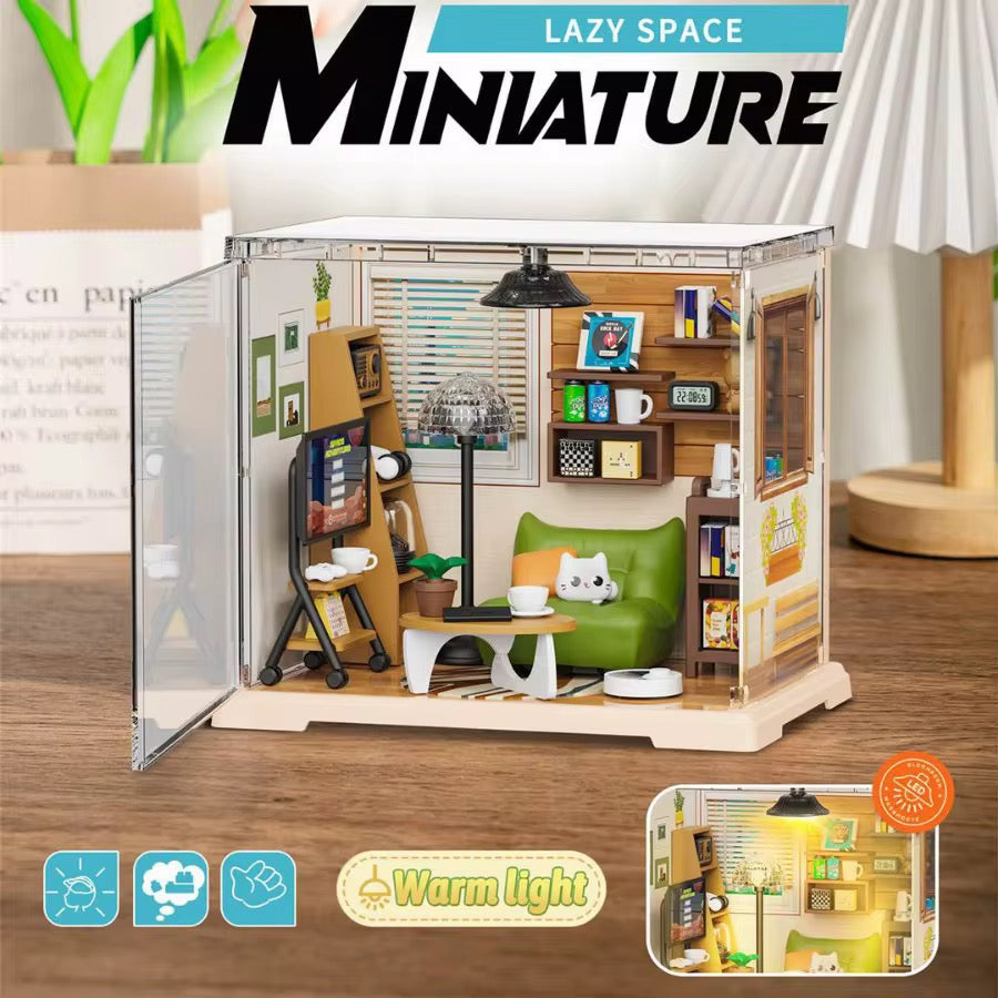 （EP505）Rompecabezas 3D de Plástico, Casa en Miniatura DIY