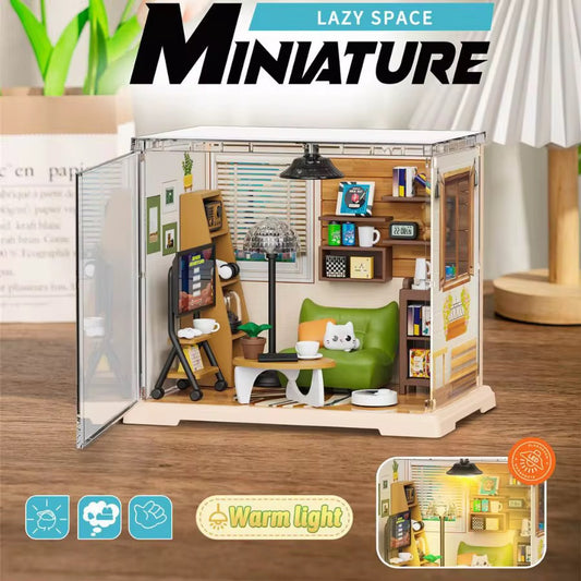 （EP505）Rompecabezas 3D de Plástico, Casa en Miniatura DIY