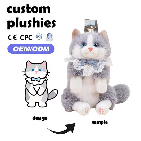 Mochila de gato con sonido