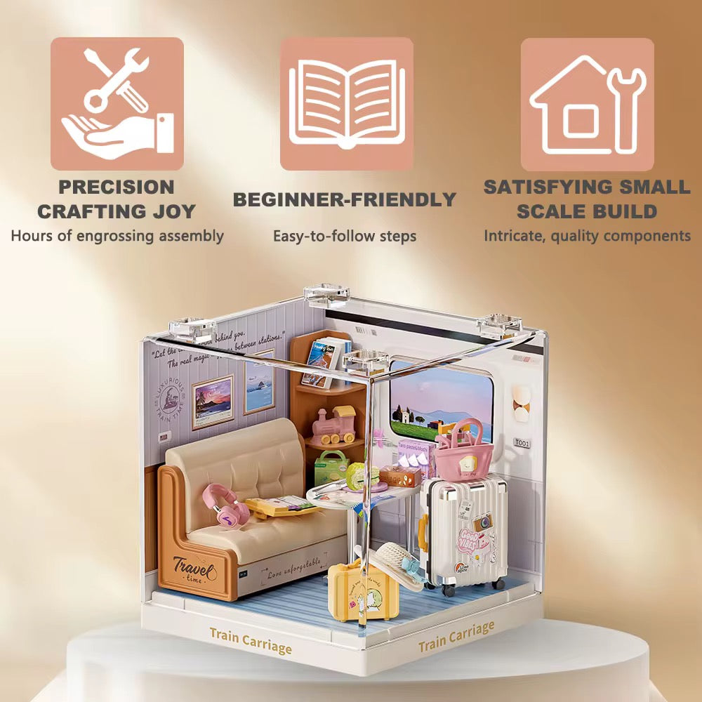 （MU08036）Rompecabezas 3D de Plástico, Casa en Miniatura DIY
