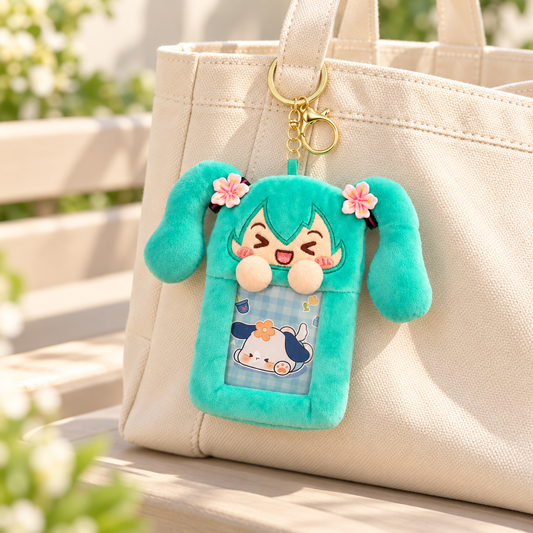 Porta credencial miku