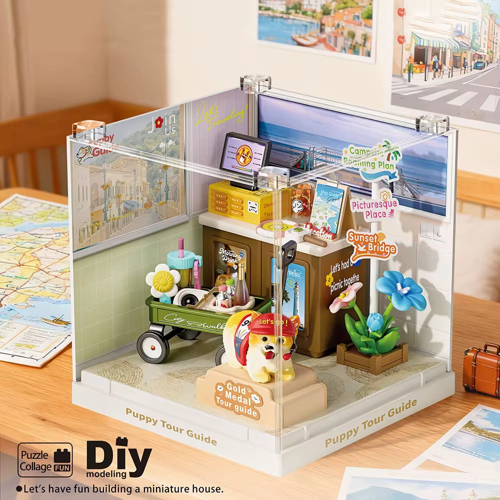 （MU08040）Rompecabezas 3D de Plástico, Casa en Miniatura DIY
