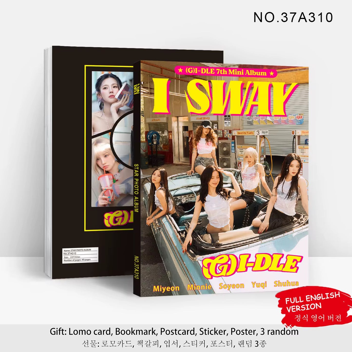 Fotográfico k-pop grupo I SWAY