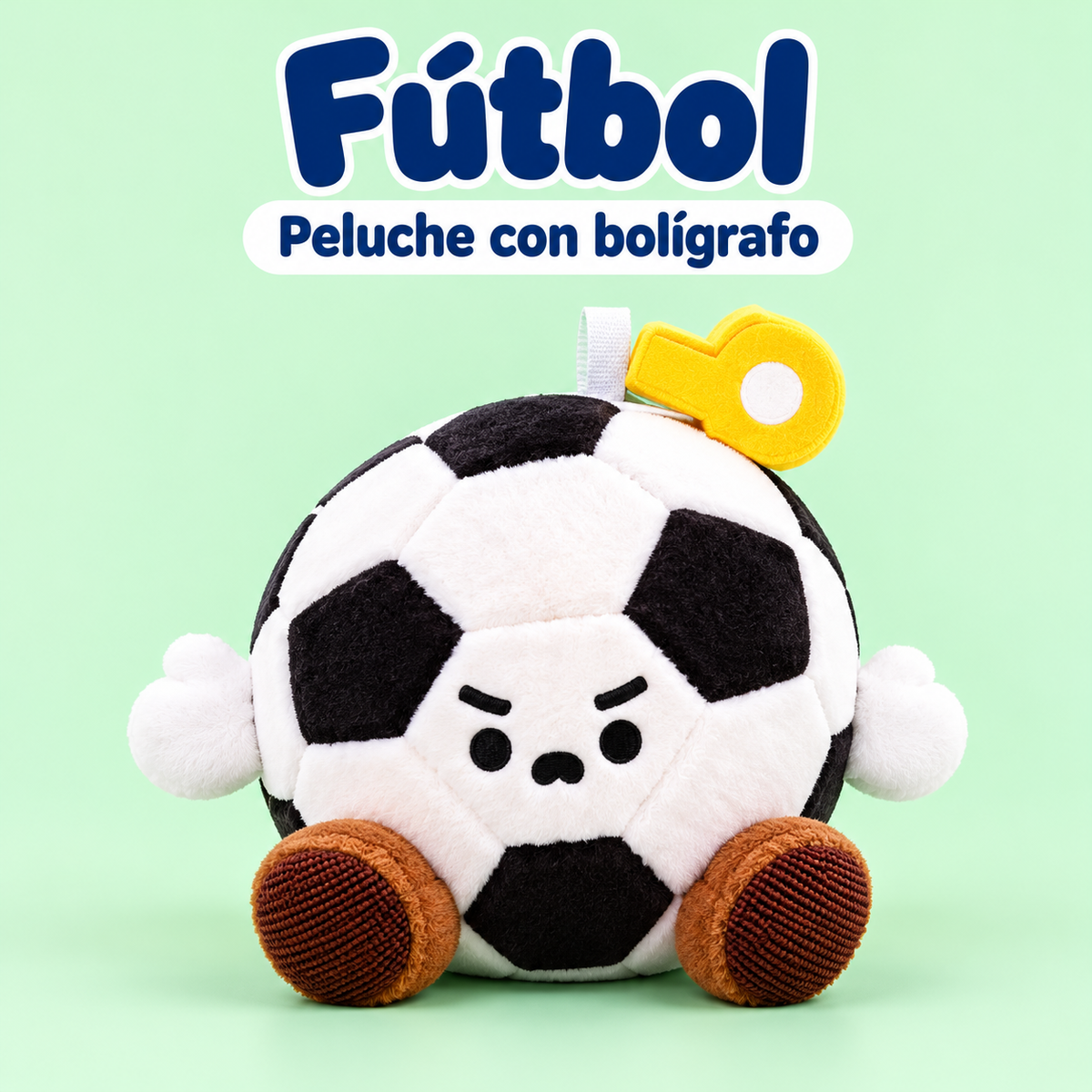 Peluche Deportivo con LÁPIZ y Aro para Colgar