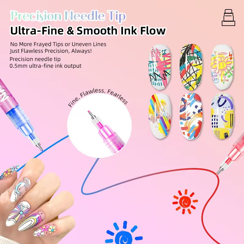 LAPIZ PARA UÑAS 12PCS 0.5MM R-1