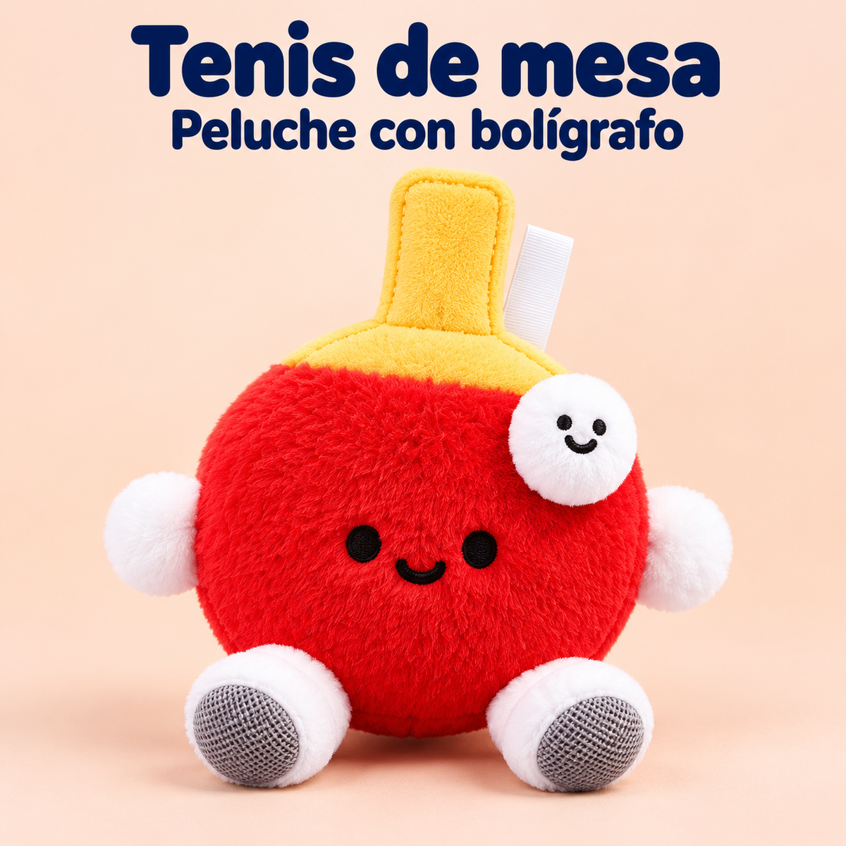Peluche Deportivo con LÁPIZ y Aro para Colgar
