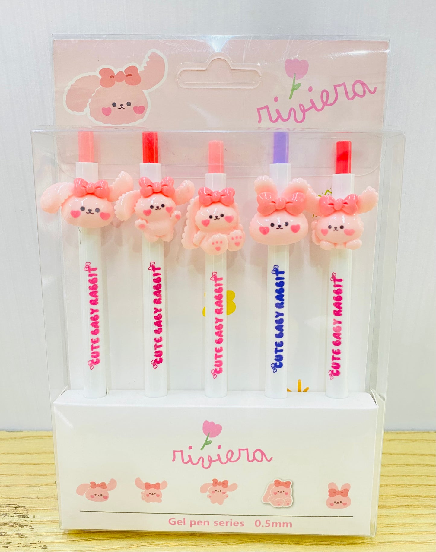 Set lápiz gel x5