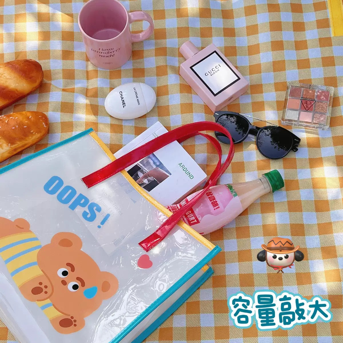 Bolsas de playa plástico transparente de PVC (ty-29-34)