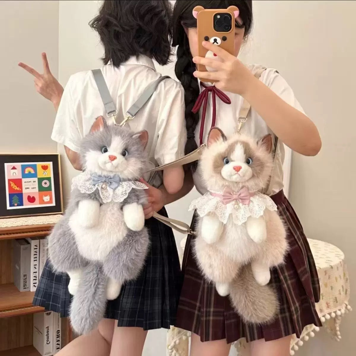 Mochila de gato con sonido