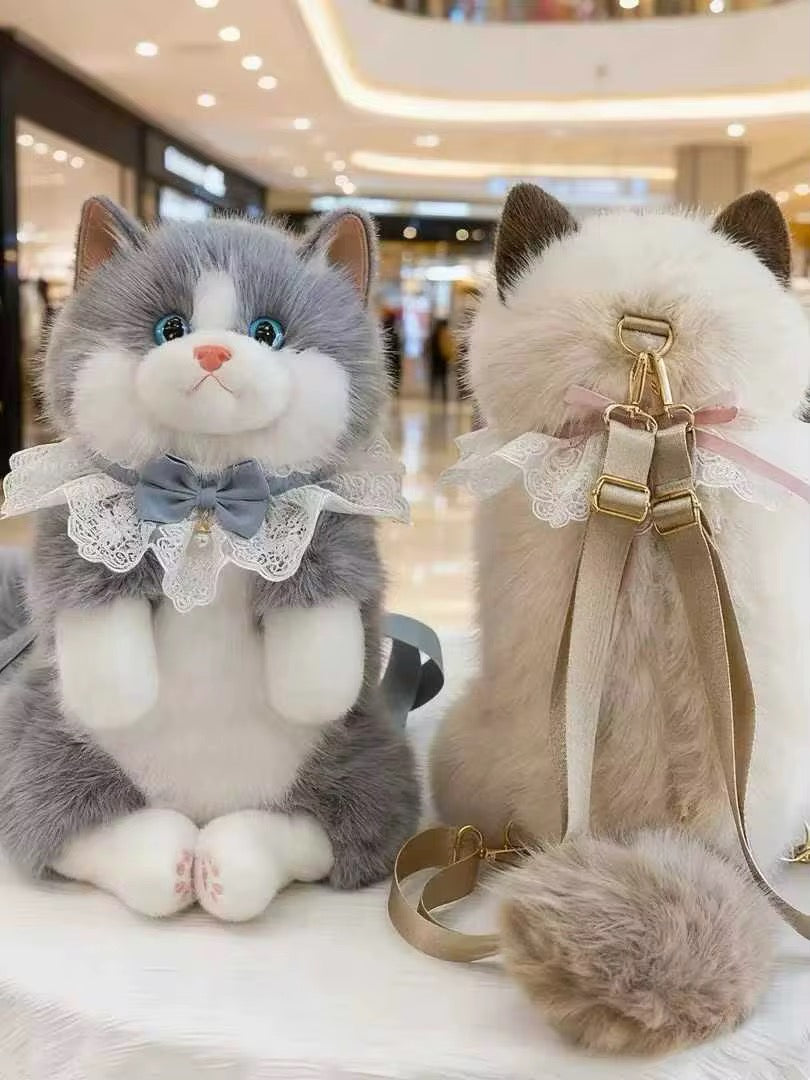 Mochila de gato con sonido