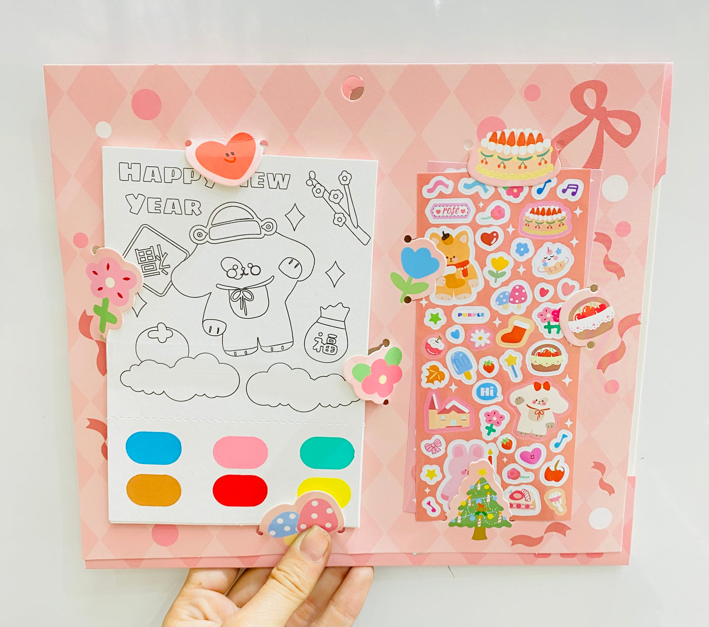 Set para pintar con stickers