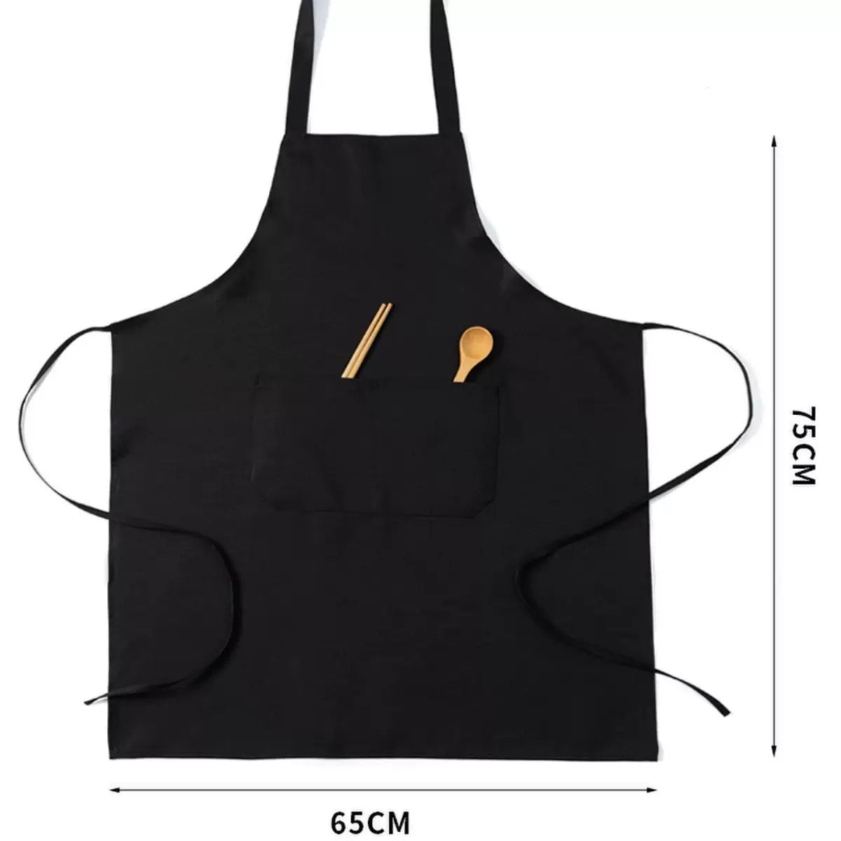 Delantal adulto (solo negro )