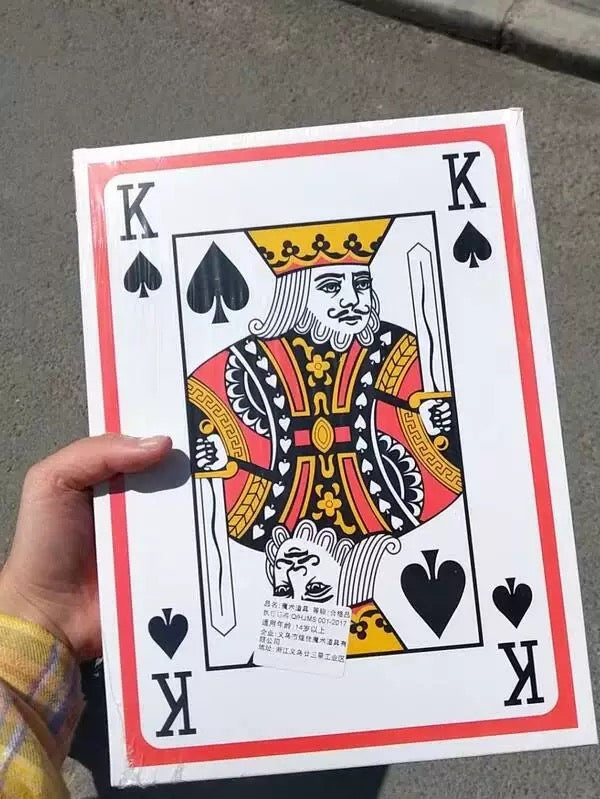 Carta juego grande A4