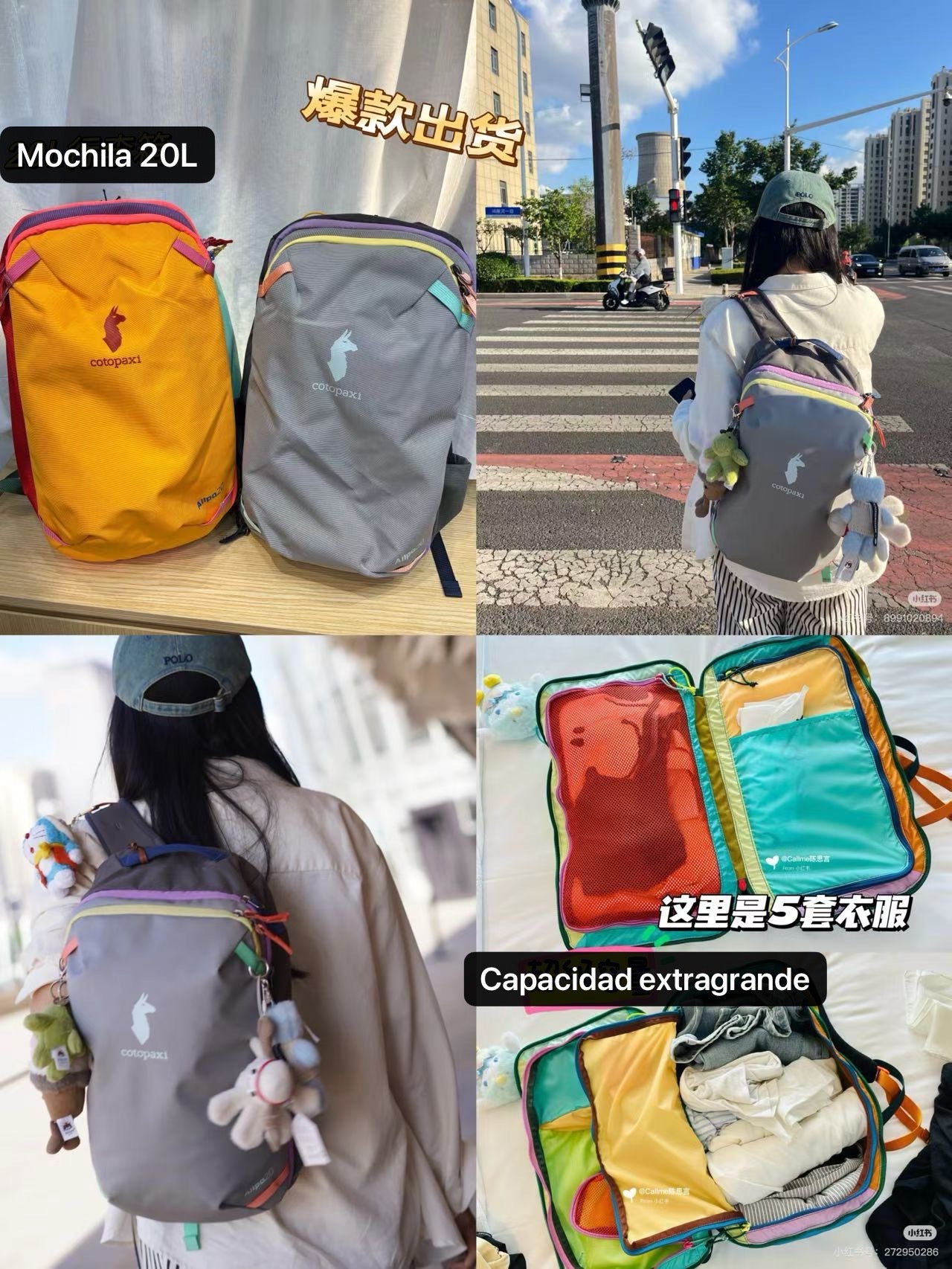 Mochila de viajeImpermeable 20L