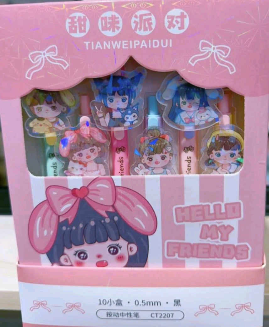 Set lápiz gel  x6 T-14