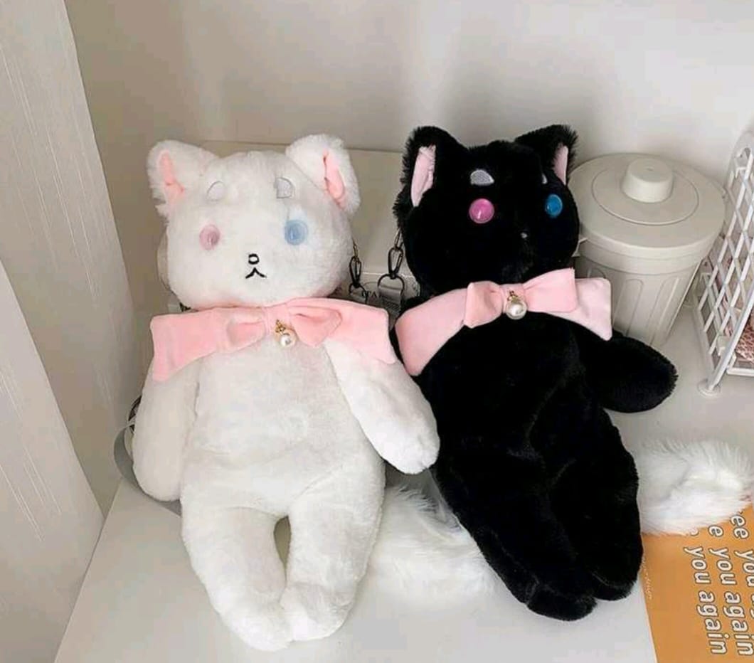 Bolso mochila  gato