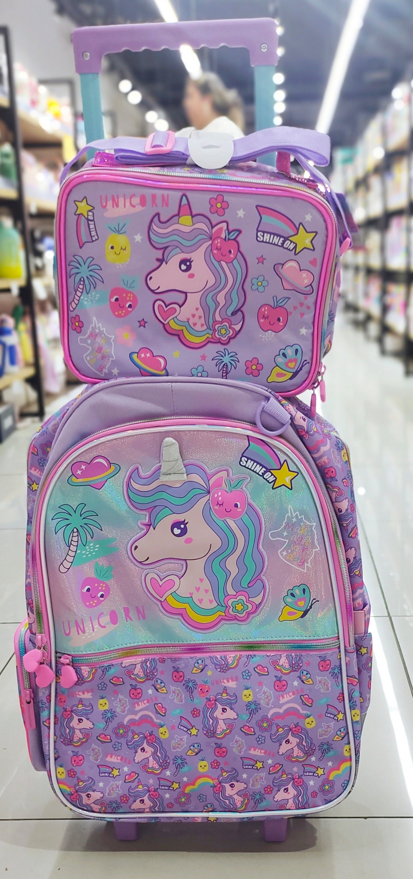 Mochila maleta+ Bolso Lonchera