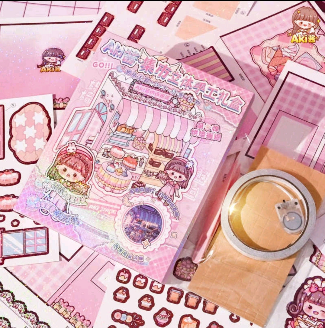 Juego de pegatinas estereoscópicas de cabina 3D