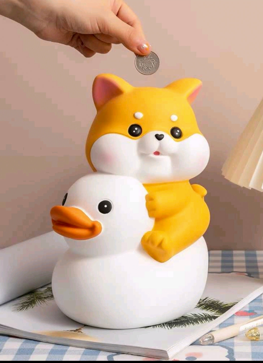 Alcancía Zorro Pato (Plástico)