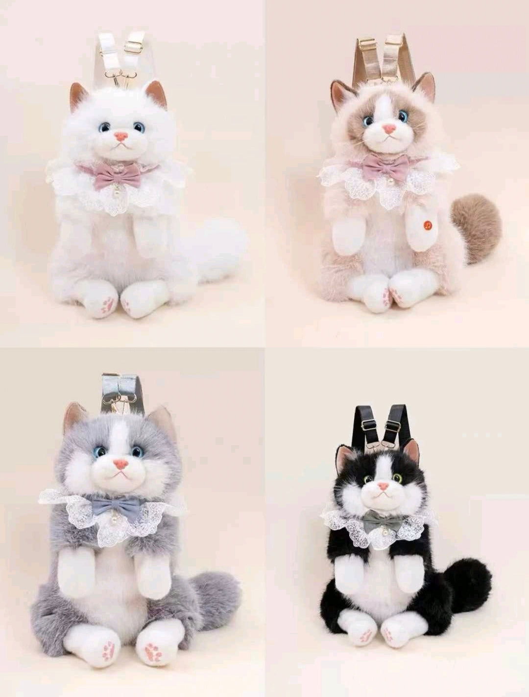 Mochila de gato con sonido