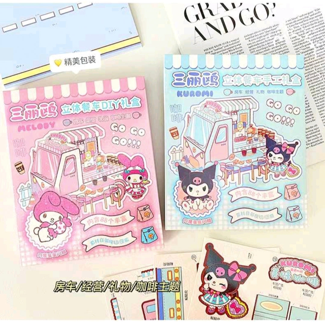 Juego de pegatinas estereoscópicas de cabina 3D