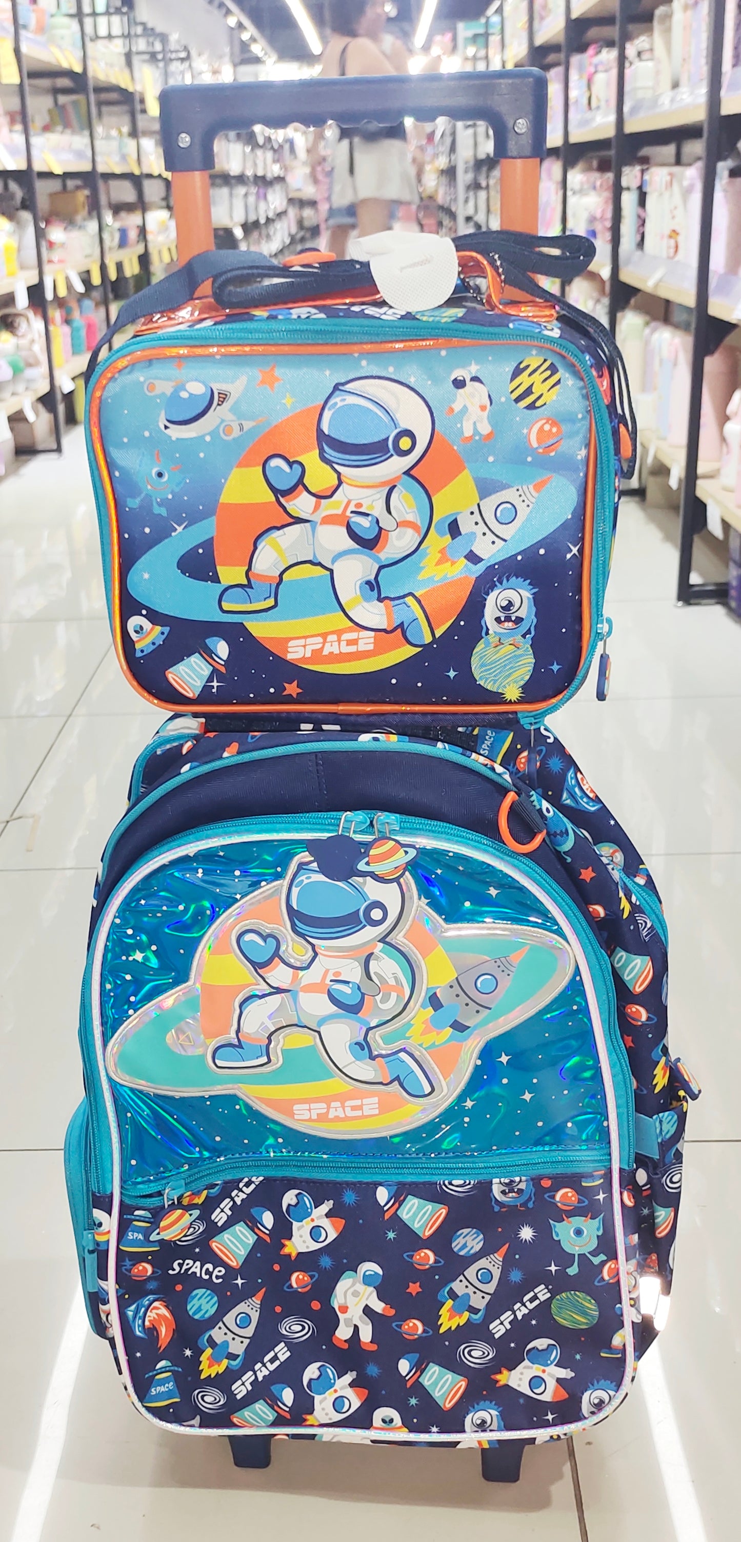 Mochila maleta+ Bolso Lonchera