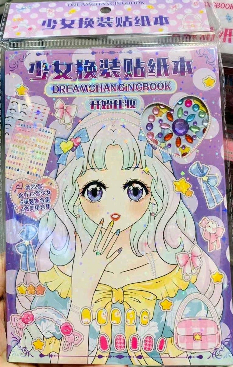 Libro de stickers Diy Z-9-11