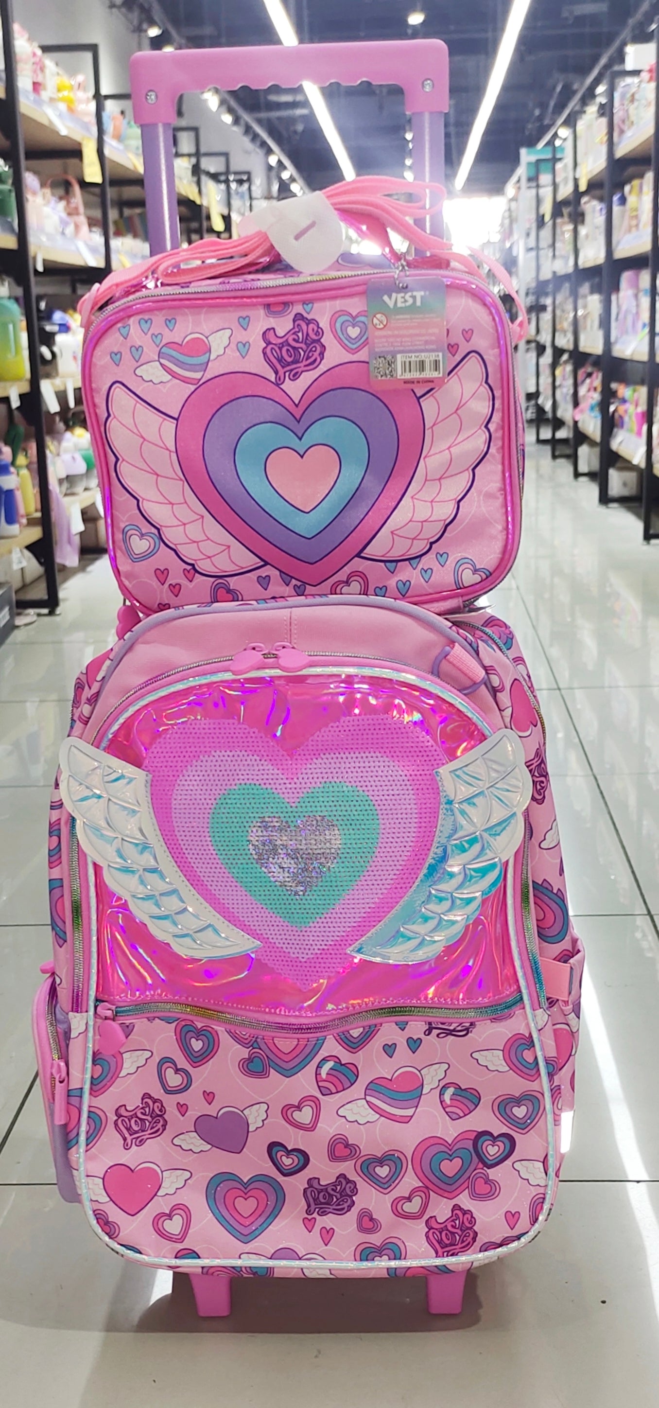 Mochila maleta+ Bolso Lonchera