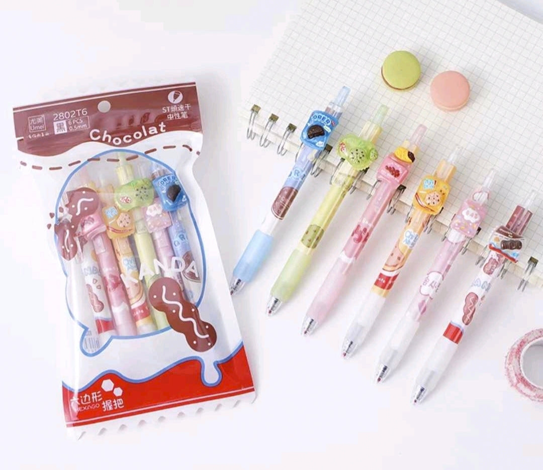 Set lápiz gel x6