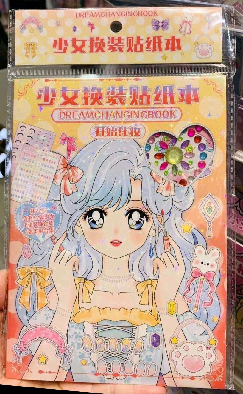 Libro de stickers Diy Z-9-11