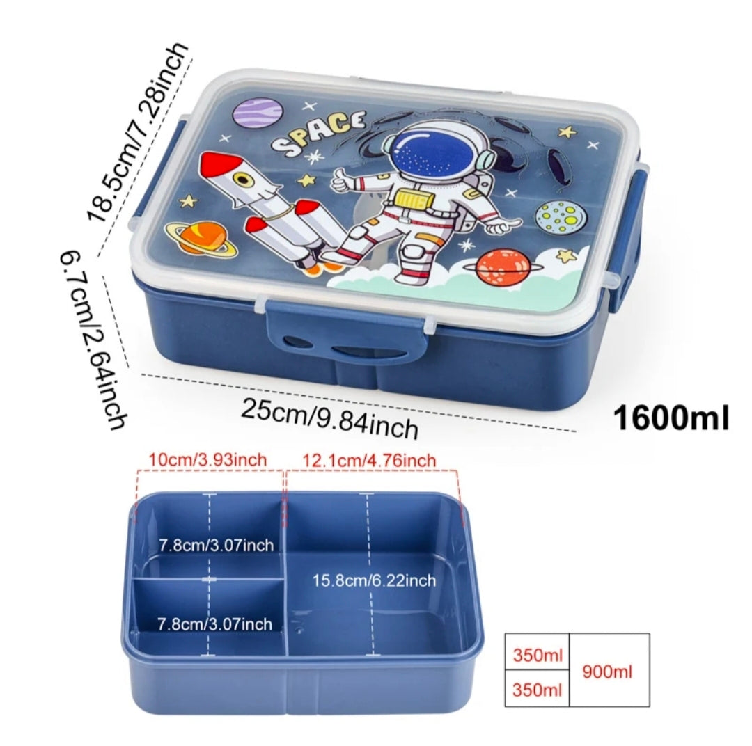 Lonchera 1280ml de plástico