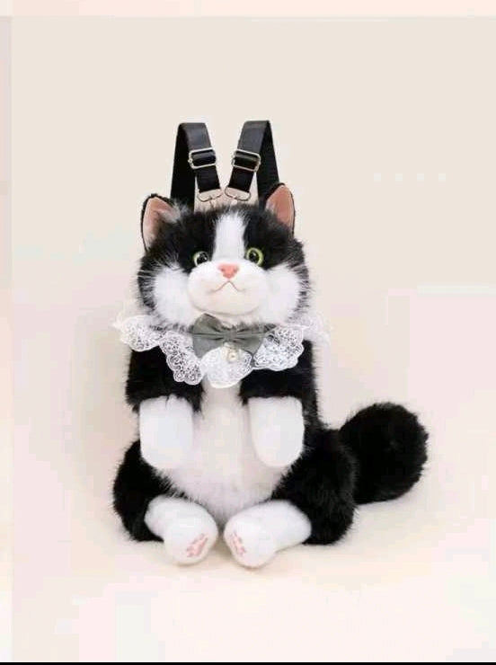 Mochila de gato con sonido